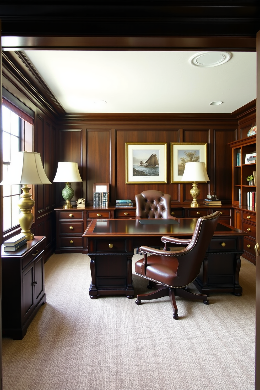 Classic Home Office Design Ideas 9