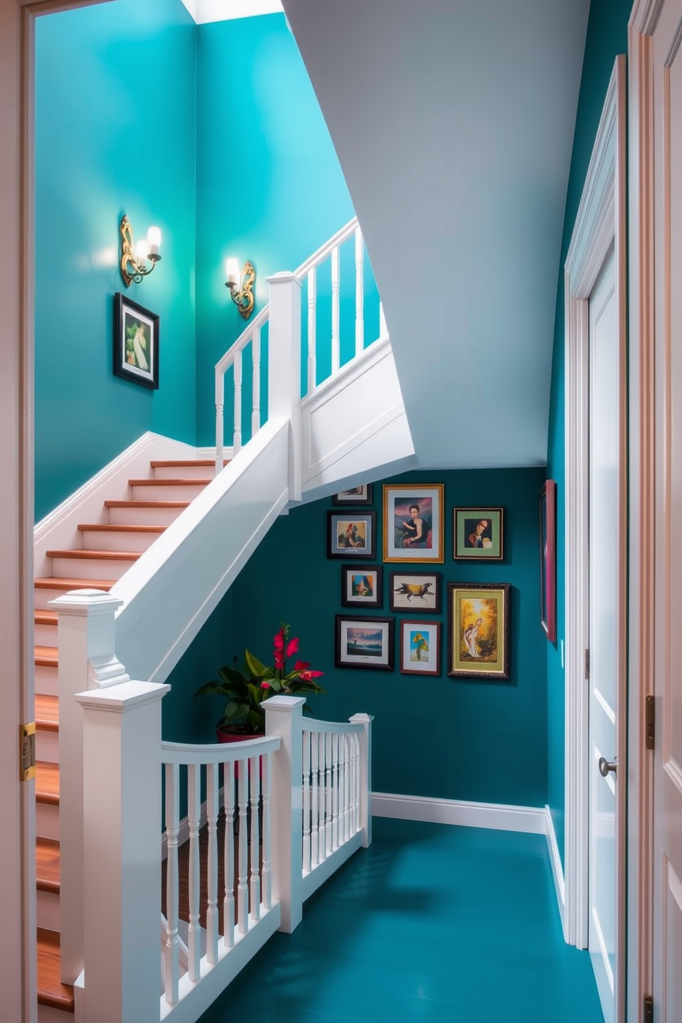 Closed Staircase Design Ideas 28