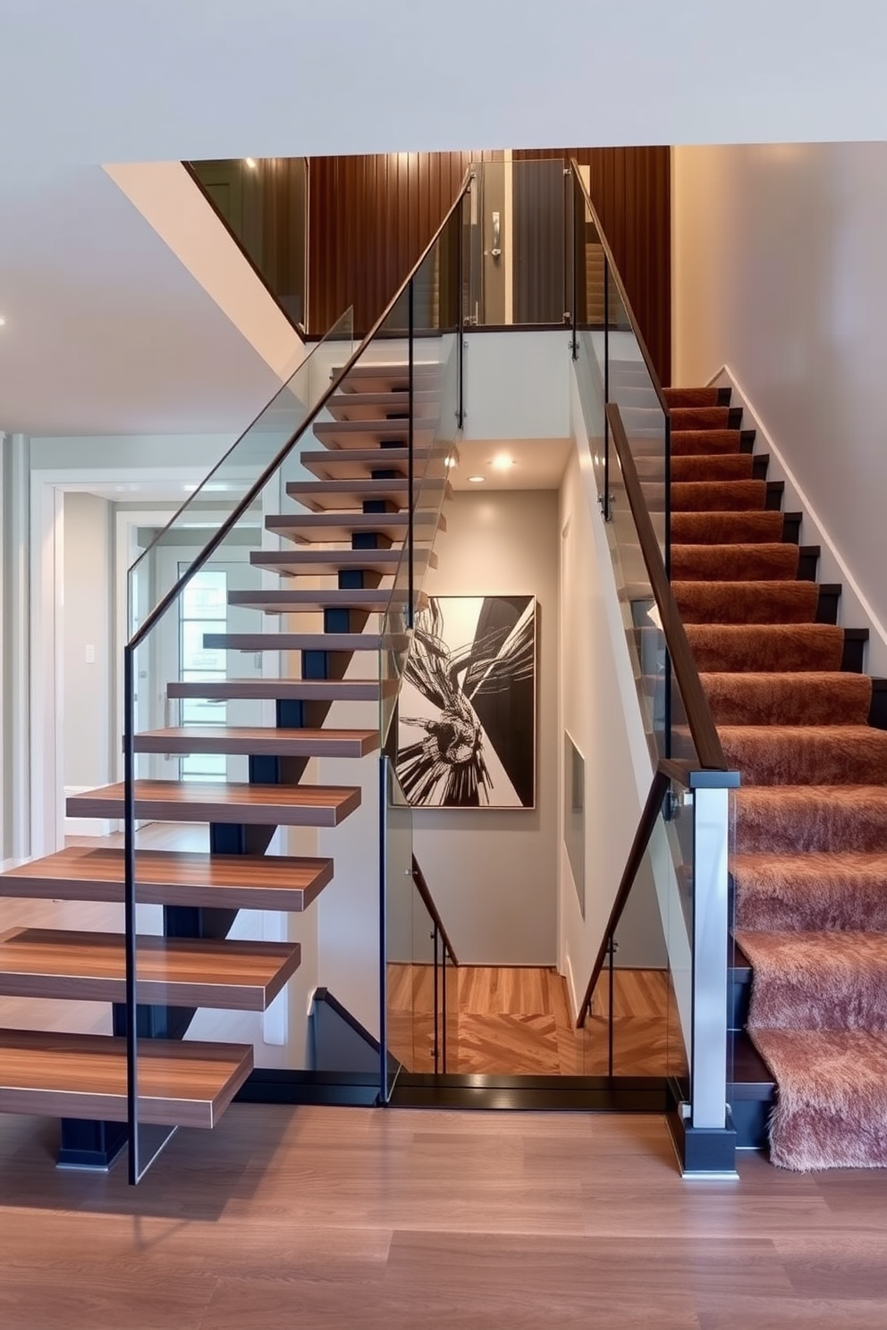 Closed Staircase Design Ideas 5