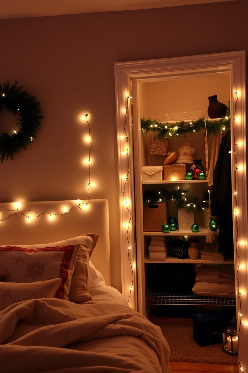 Closet Christmas Decorating Ideas 11