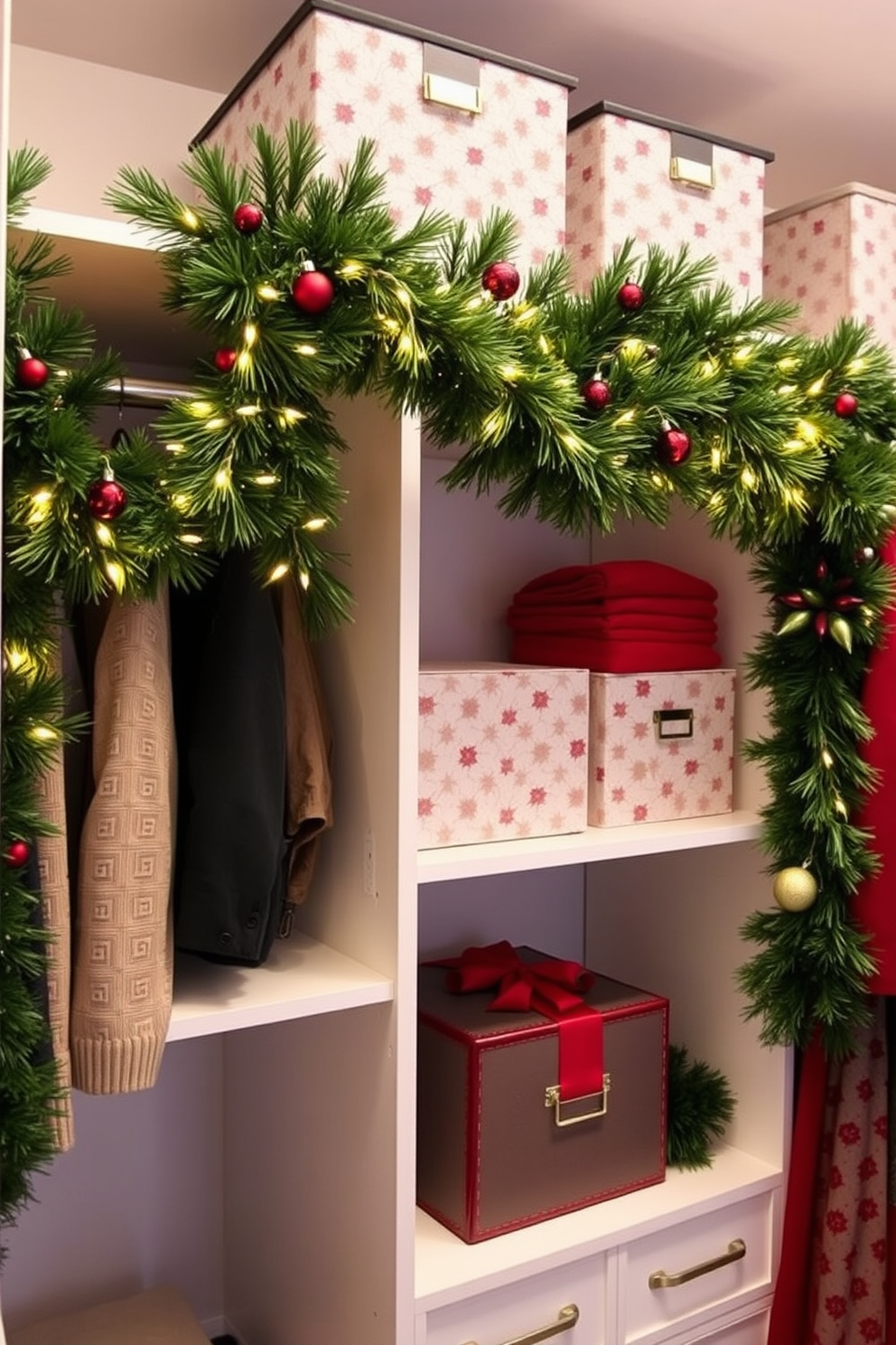 Closet Christmas Decorating Ideas 12