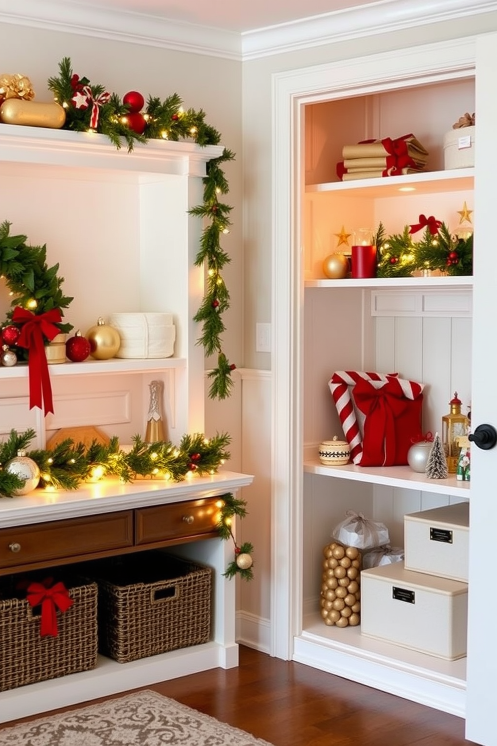 Closet Christmas Decorating Ideas 13