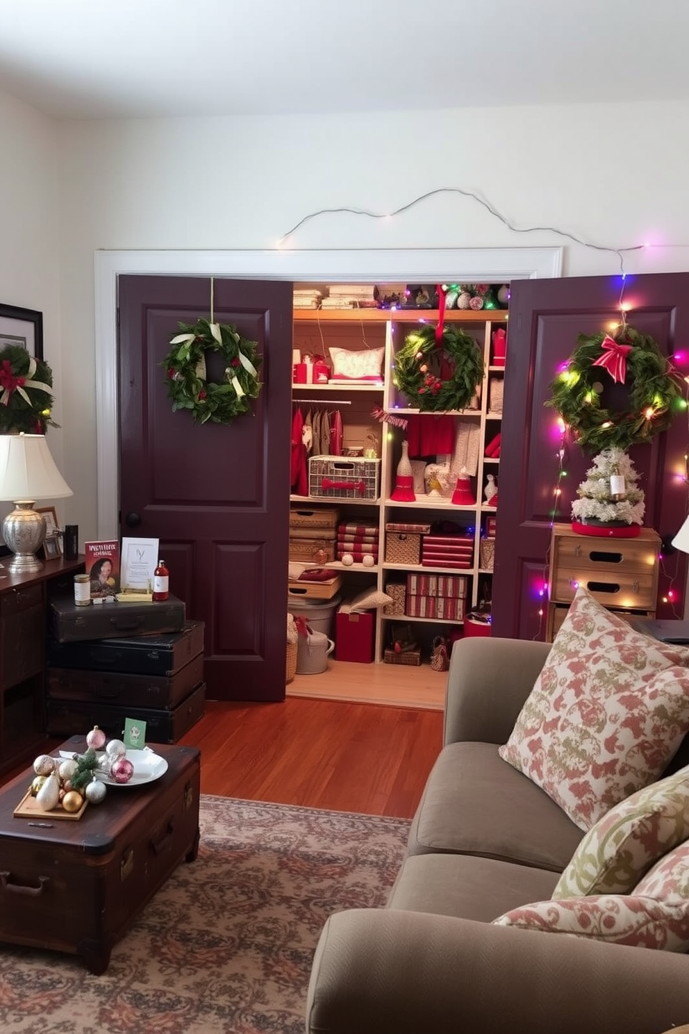 Closet Christmas Decorating Ideas 16