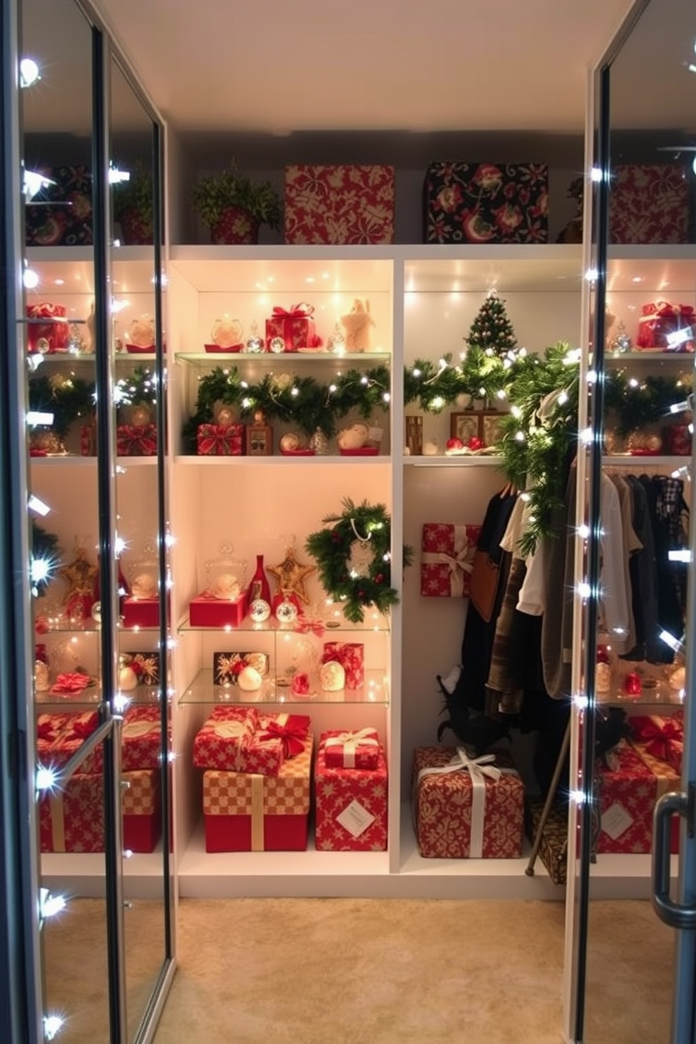 Closet Christmas Decorating Ideas 21