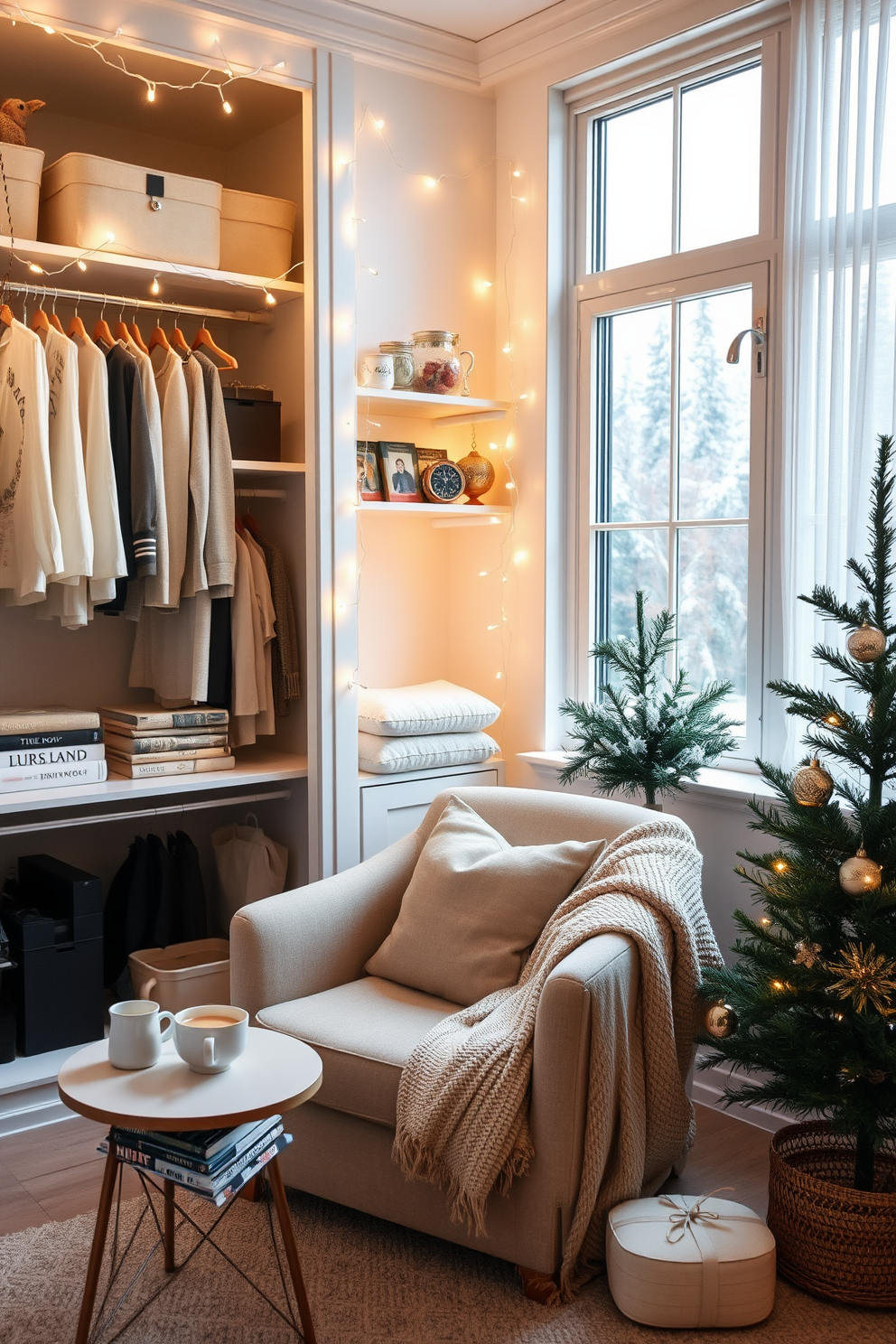 Closet Christmas Decorating Ideas 24