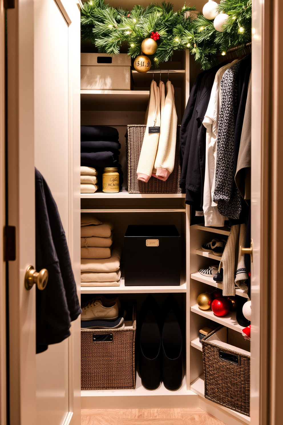 Closet Christmas Decorating Ideas 25