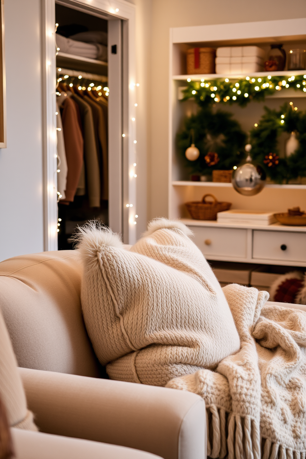 Closet Christmas Decorating Ideas 26