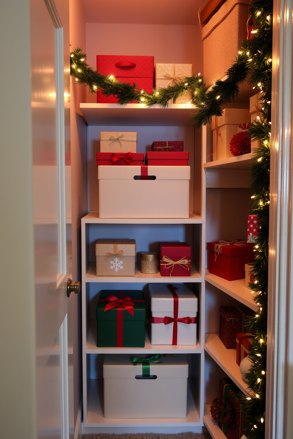 Closet Christmas Decorating Ideas 27