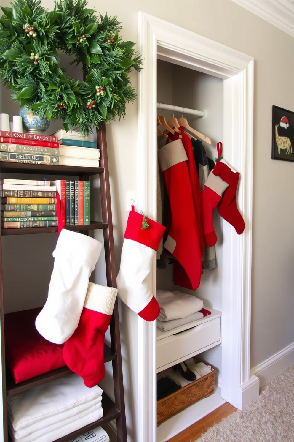 Closet Christmas Decorating Ideas 8