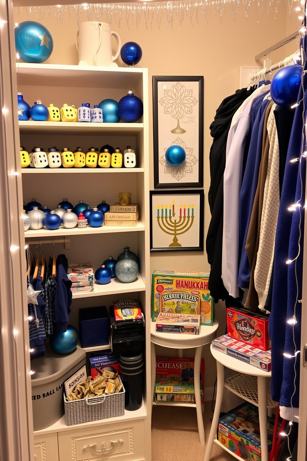 Closet Hanukkah Decorating Ideas 15