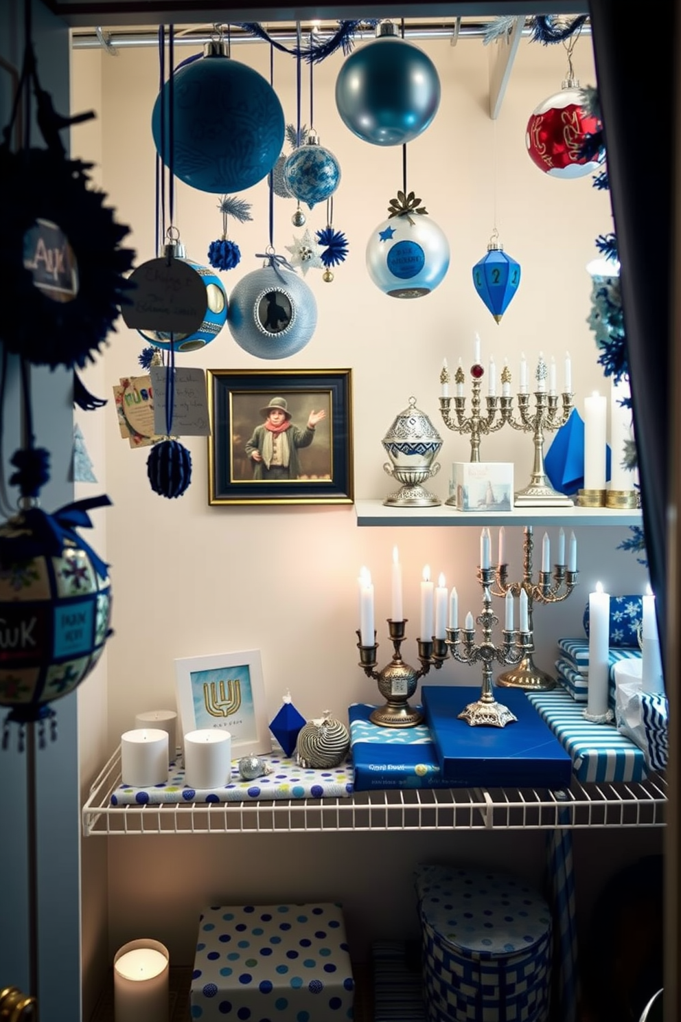 Closet Hanukkah Decorating Ideas 19