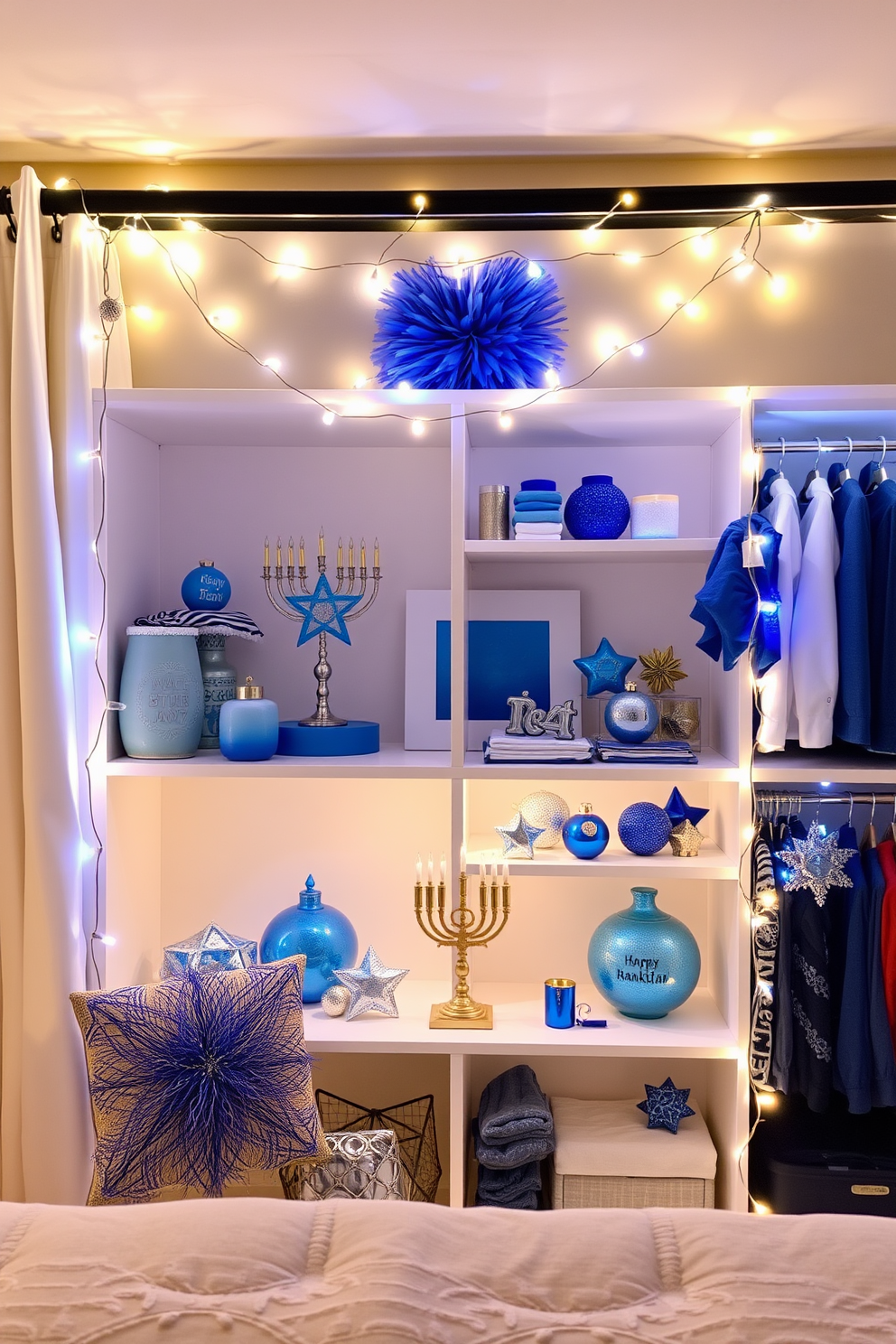 Closet Hanukkah Decorating Ideas 5