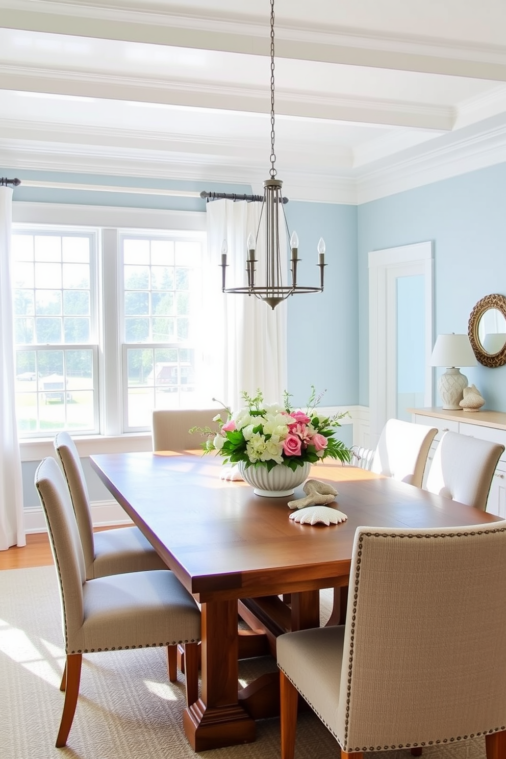 Coastal Dining Room Design Ideas 1