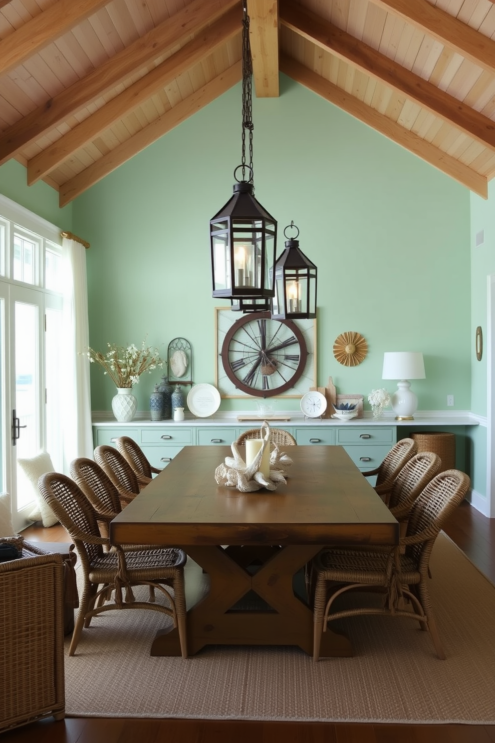 Coastal Dining Room Design Ideas 19