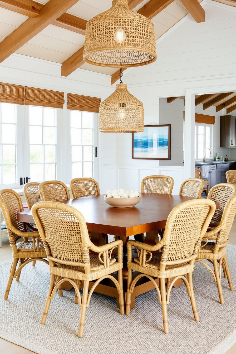 Coastal Dining Room Design Ideas 6