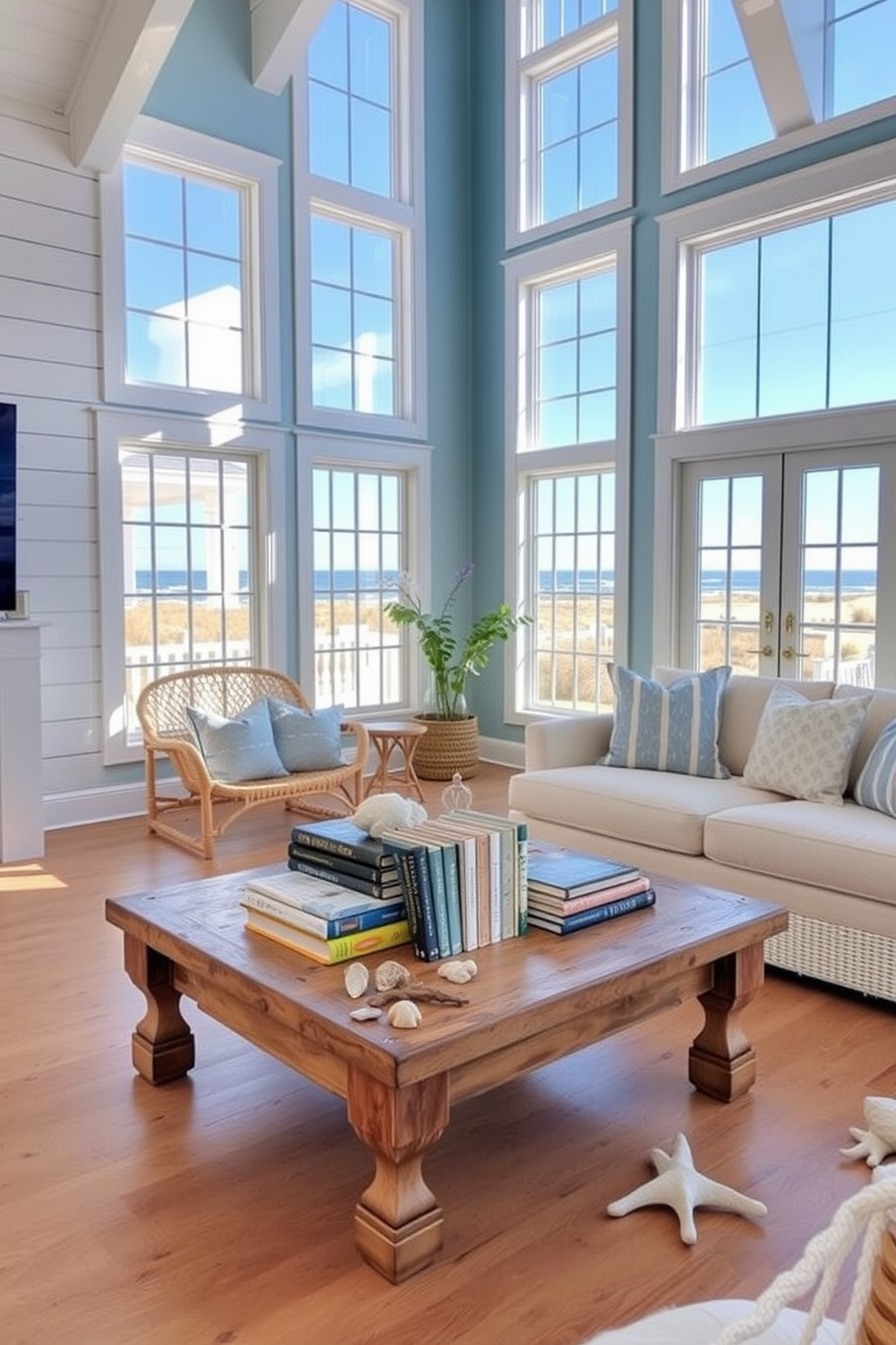 Coastal Living Room Design Ideas 11