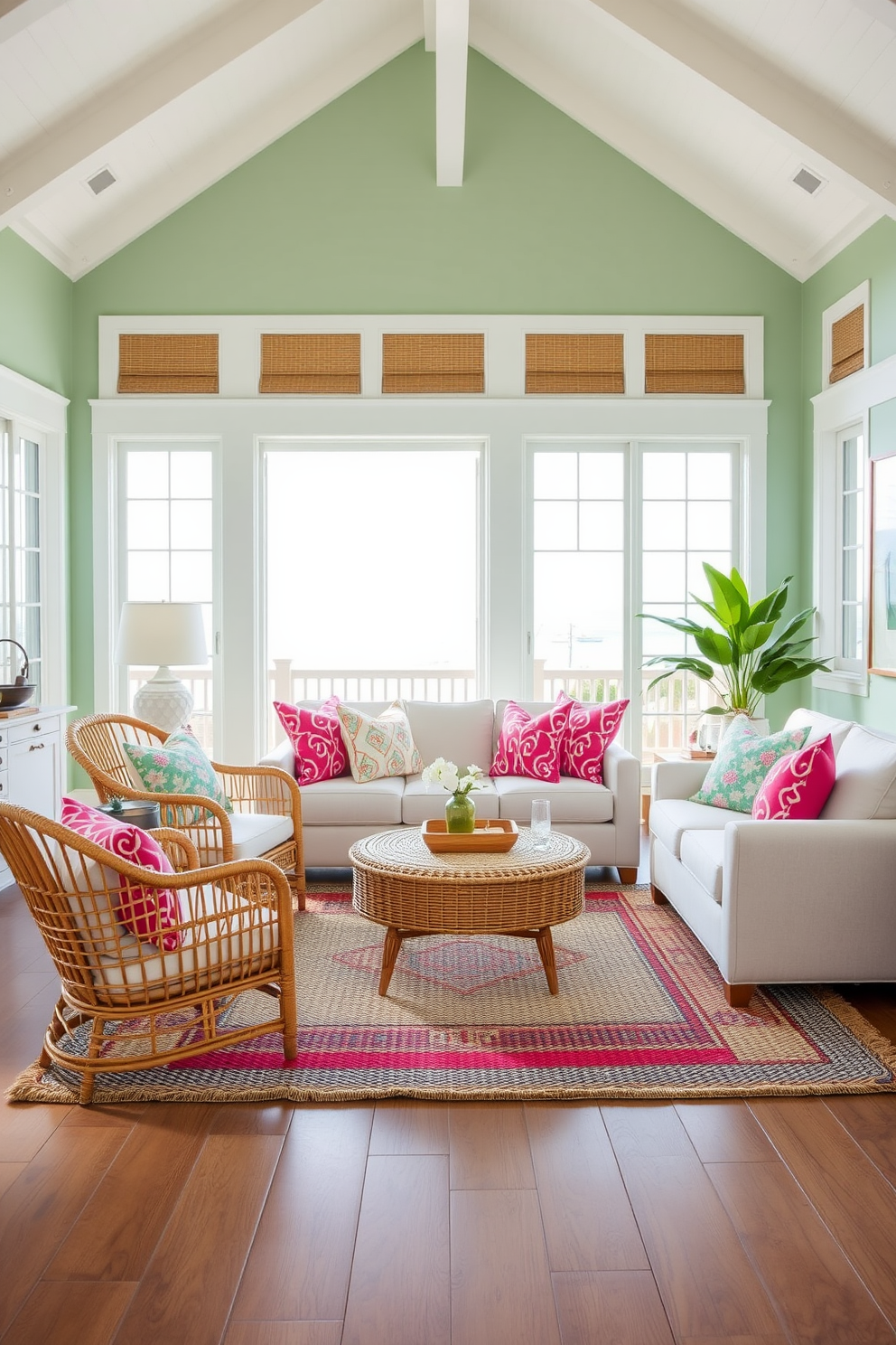 Coastal Living Room Design Ideas 16