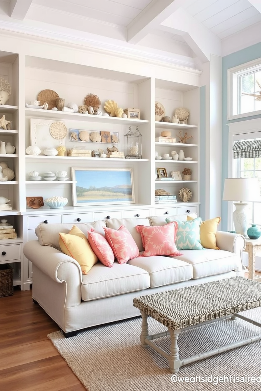 Coastal Living Room Design Ideas 27