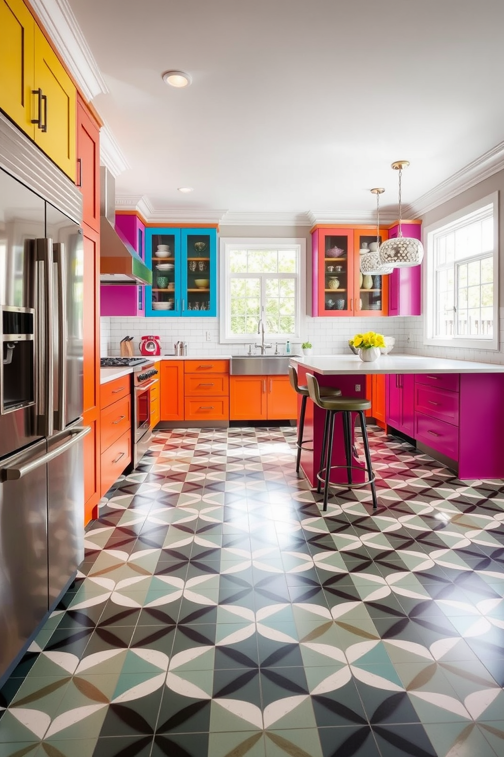 Colorful Kitchen Design Ideas 10