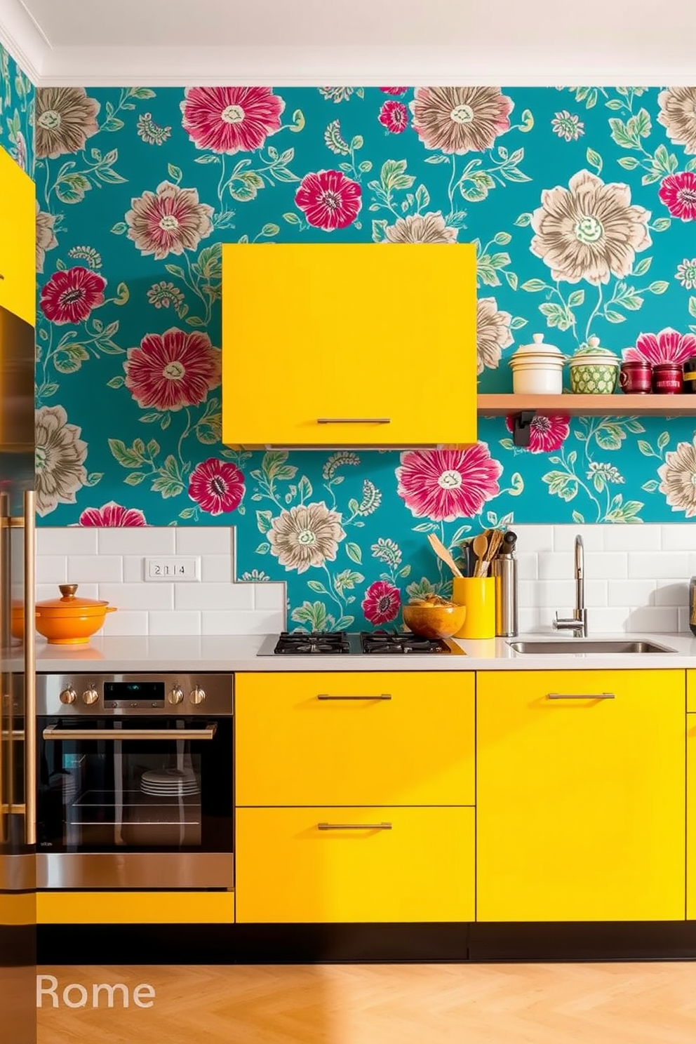 Colorful Kitchen Design Ideas 16