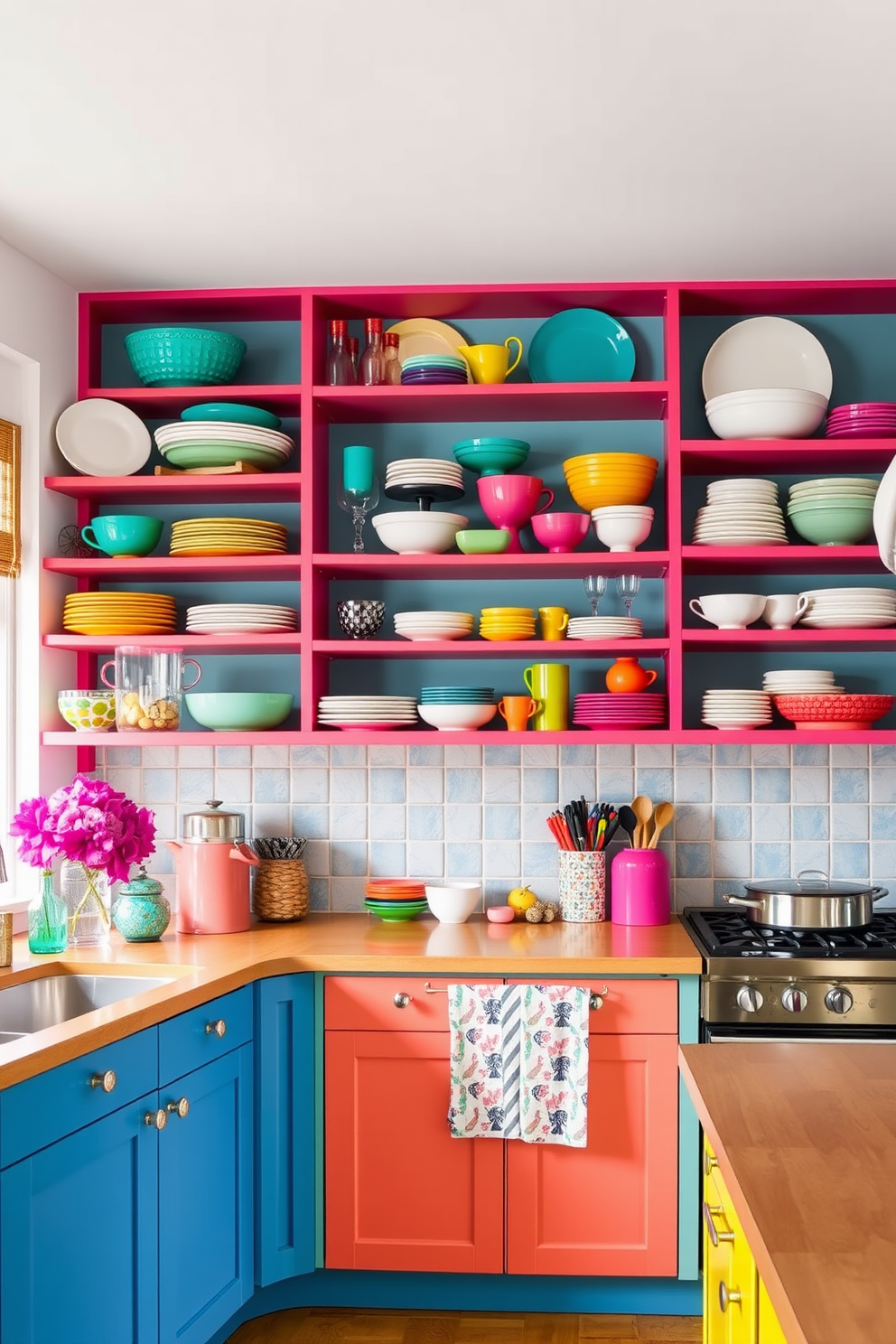 Colorful Kitchen Design Ideas 22