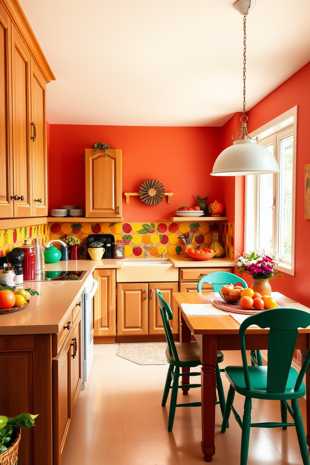 Colorful Kitchen Design Ideas 24