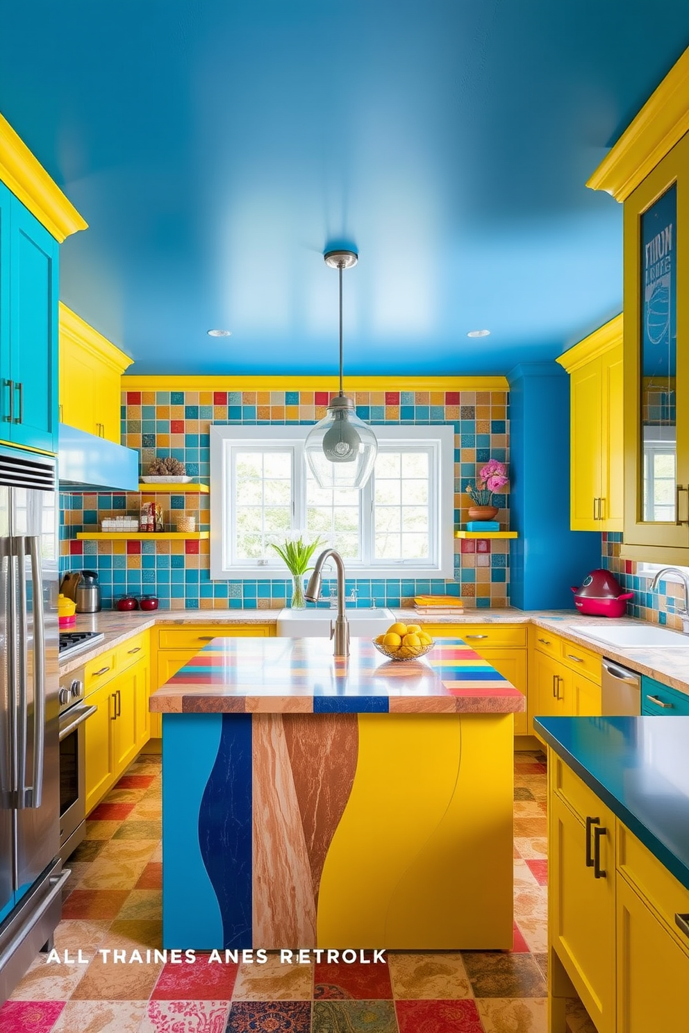 Colorful Kitchen Design Ideas 25