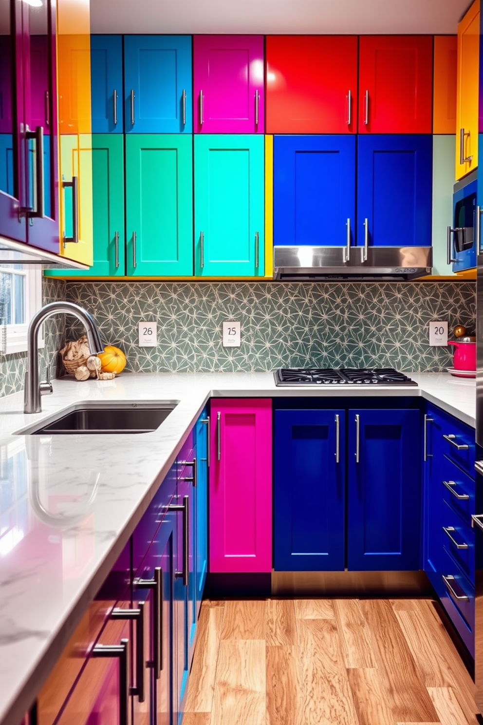 Colorful Kitchen Design Ideas 27