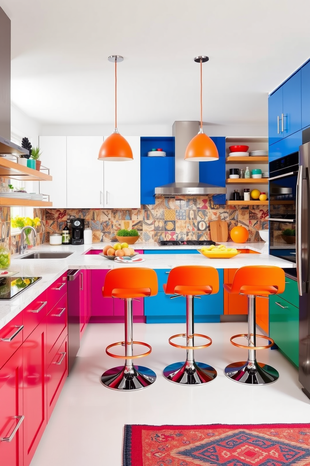 Colorful Kitchen Design Ideas 8