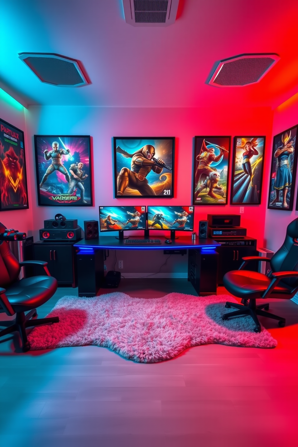 Computer Game Room Design Ideas 12