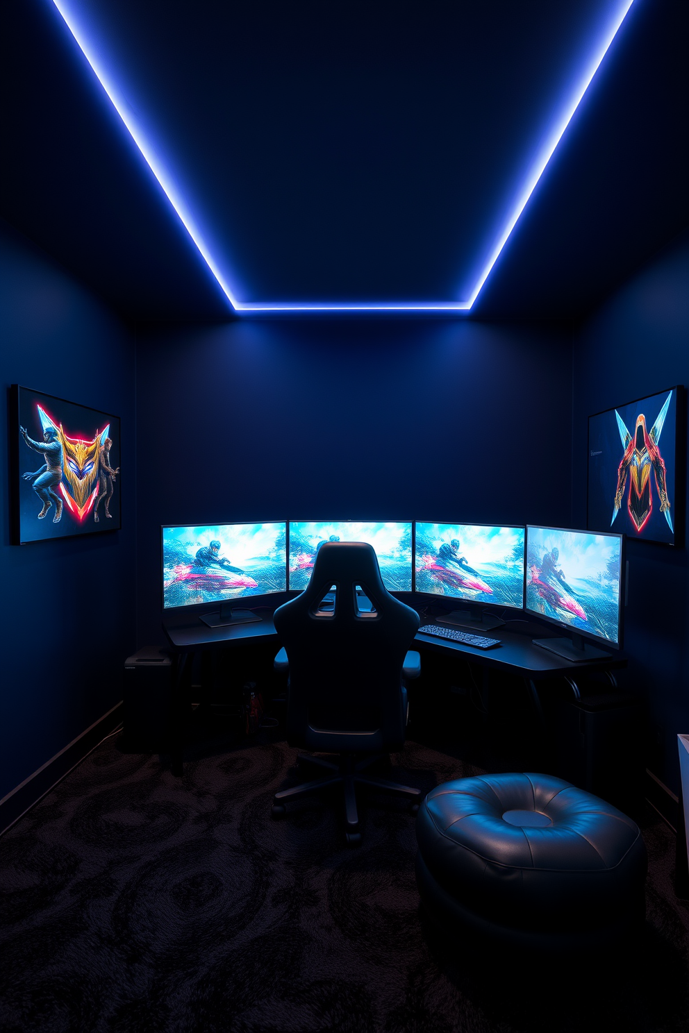 Computer Game Room Design Ideas 17