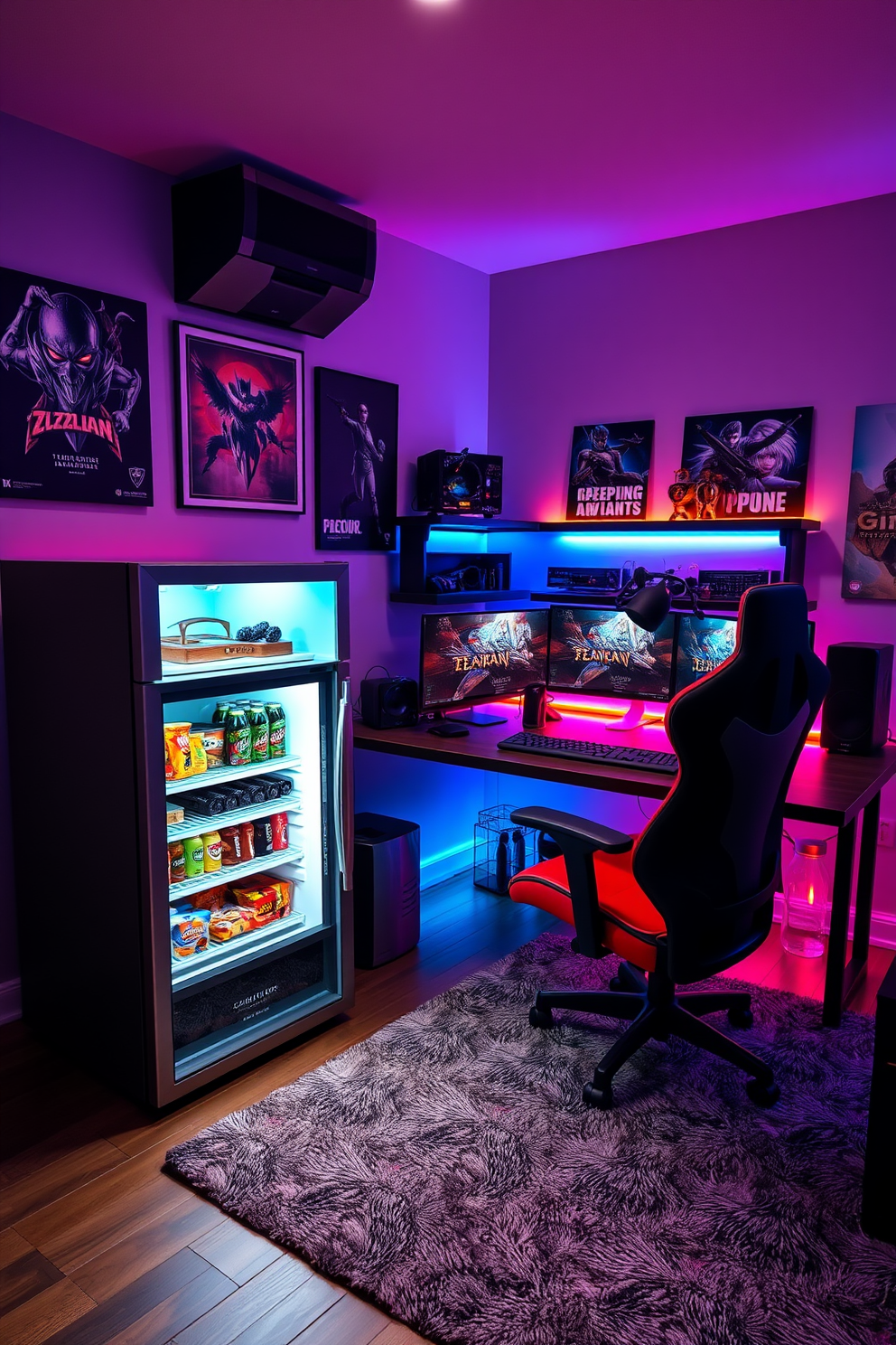 Computer Game Room Design Ideas 22