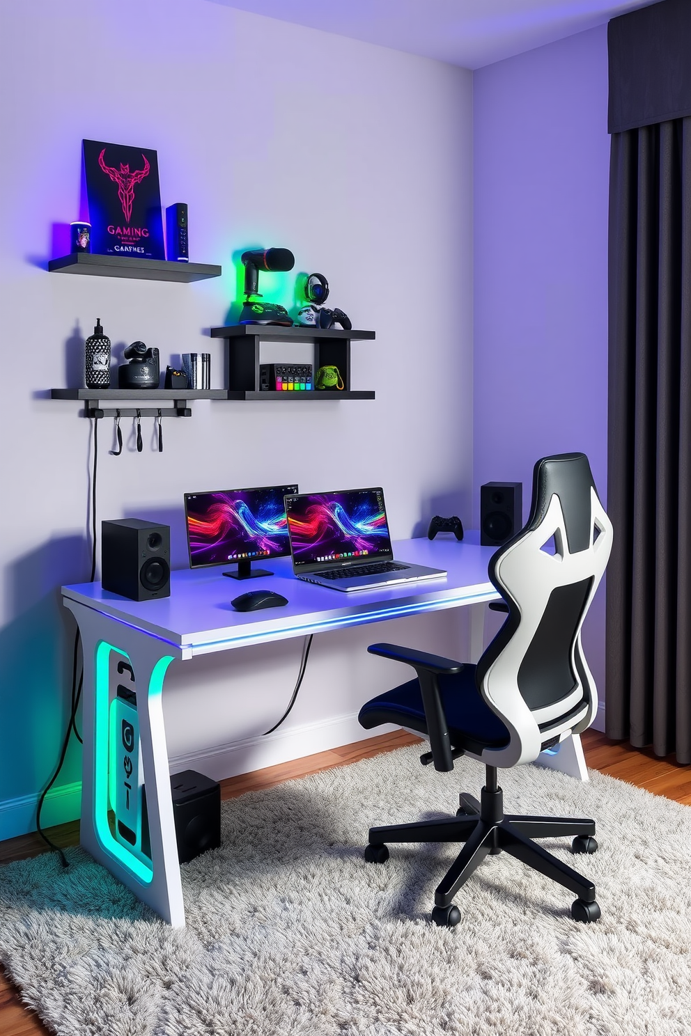 Computer Game Room Design Ideas 29