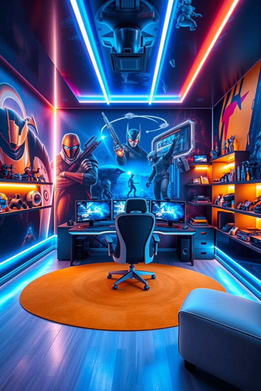 Computer Game Room Design Ideas 3