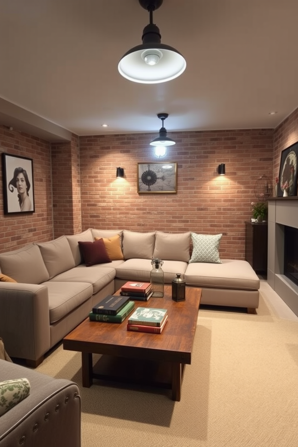 Contemporary Basement Design Ideas 29