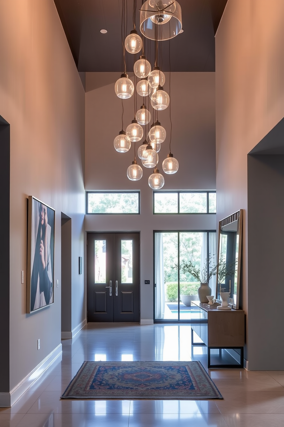 Contemporary Foyer Design Ideas 6