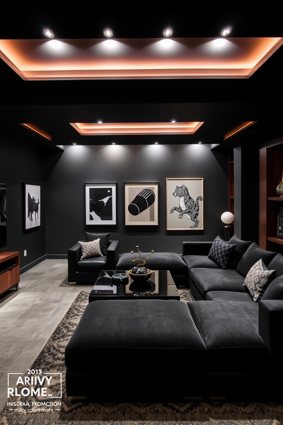 Contemporary Game Room Design Ideas 12