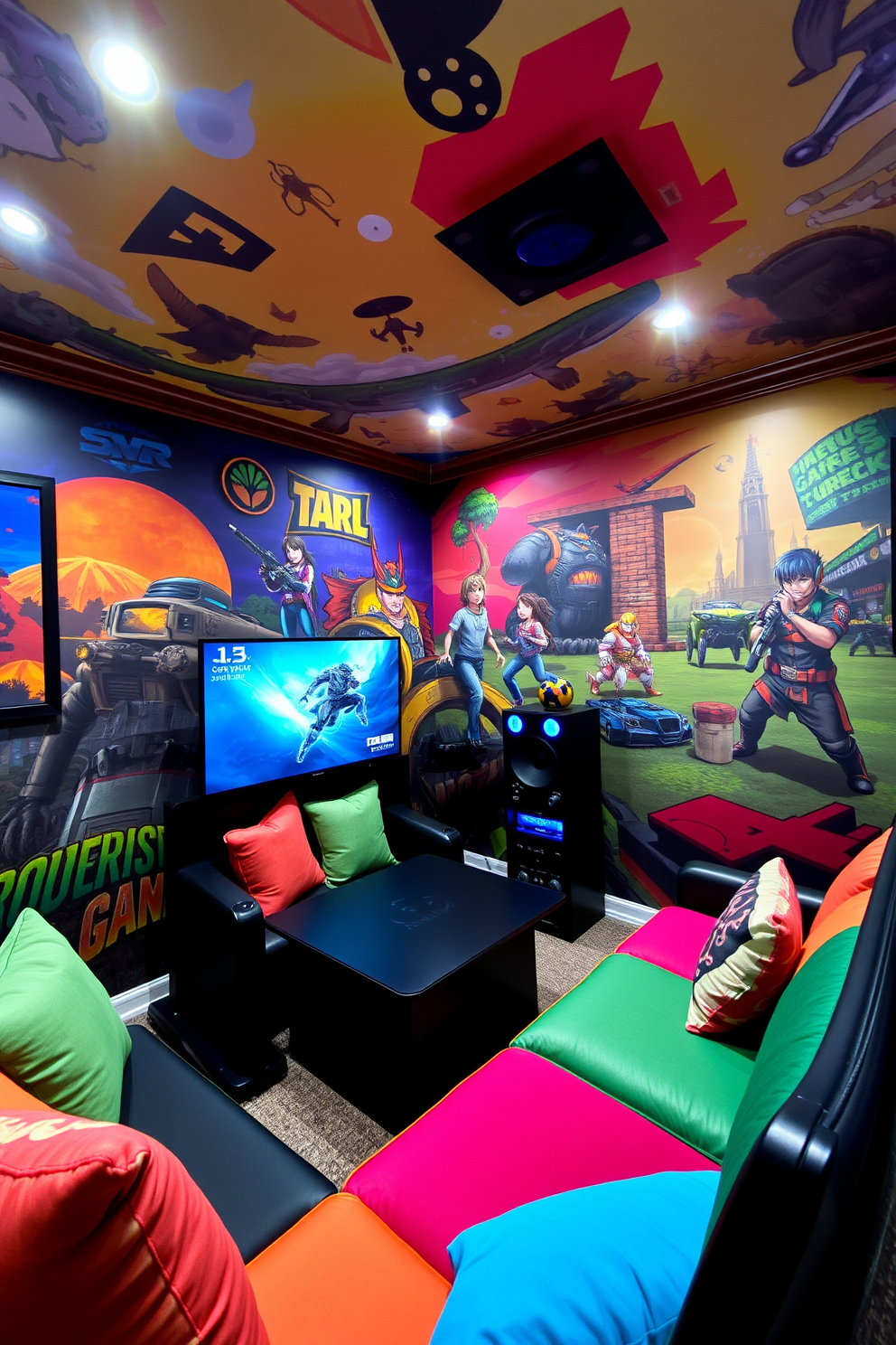 Contemporary Game Room Design Ideas 15