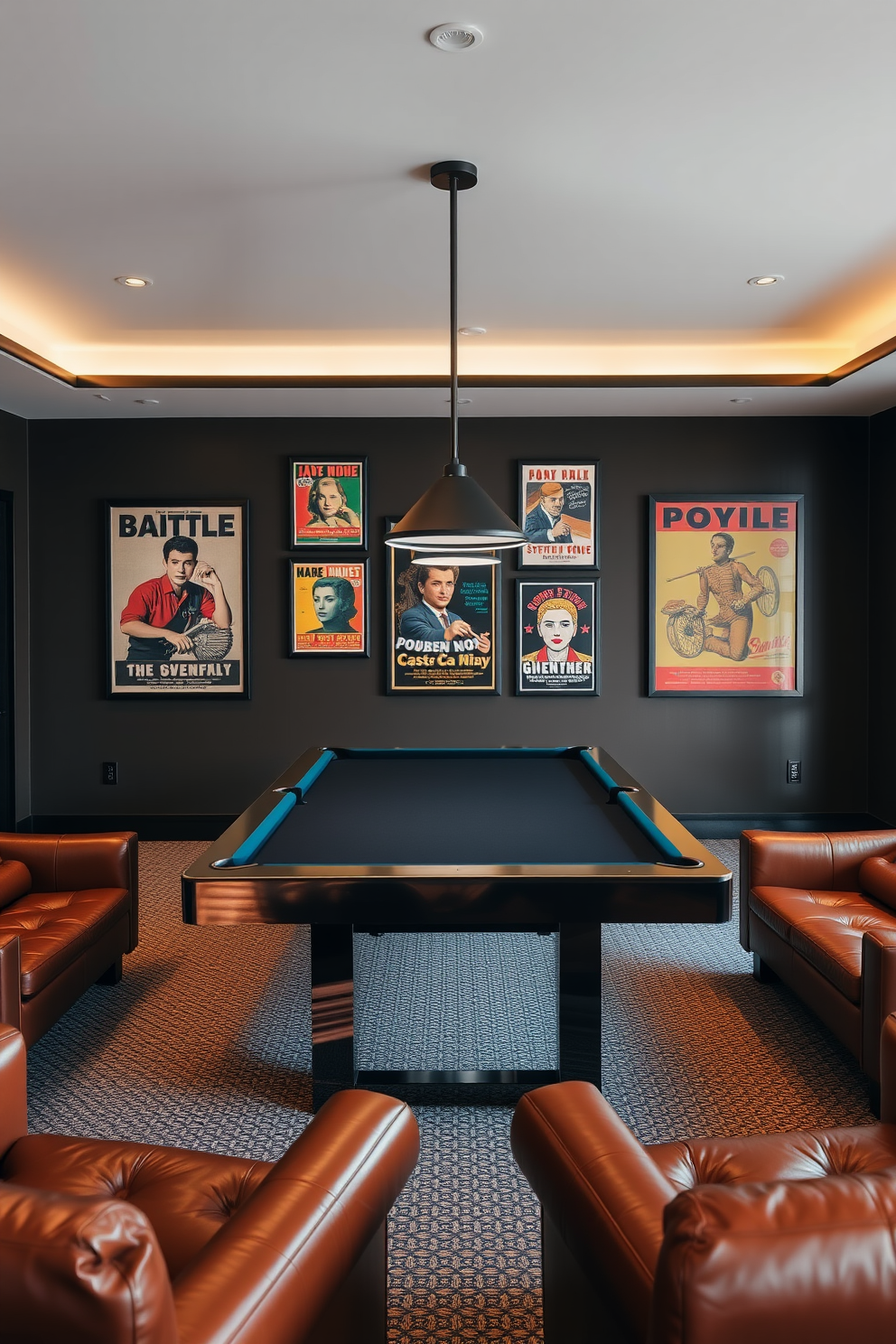 Contemporary Game Room Design Ideas 17