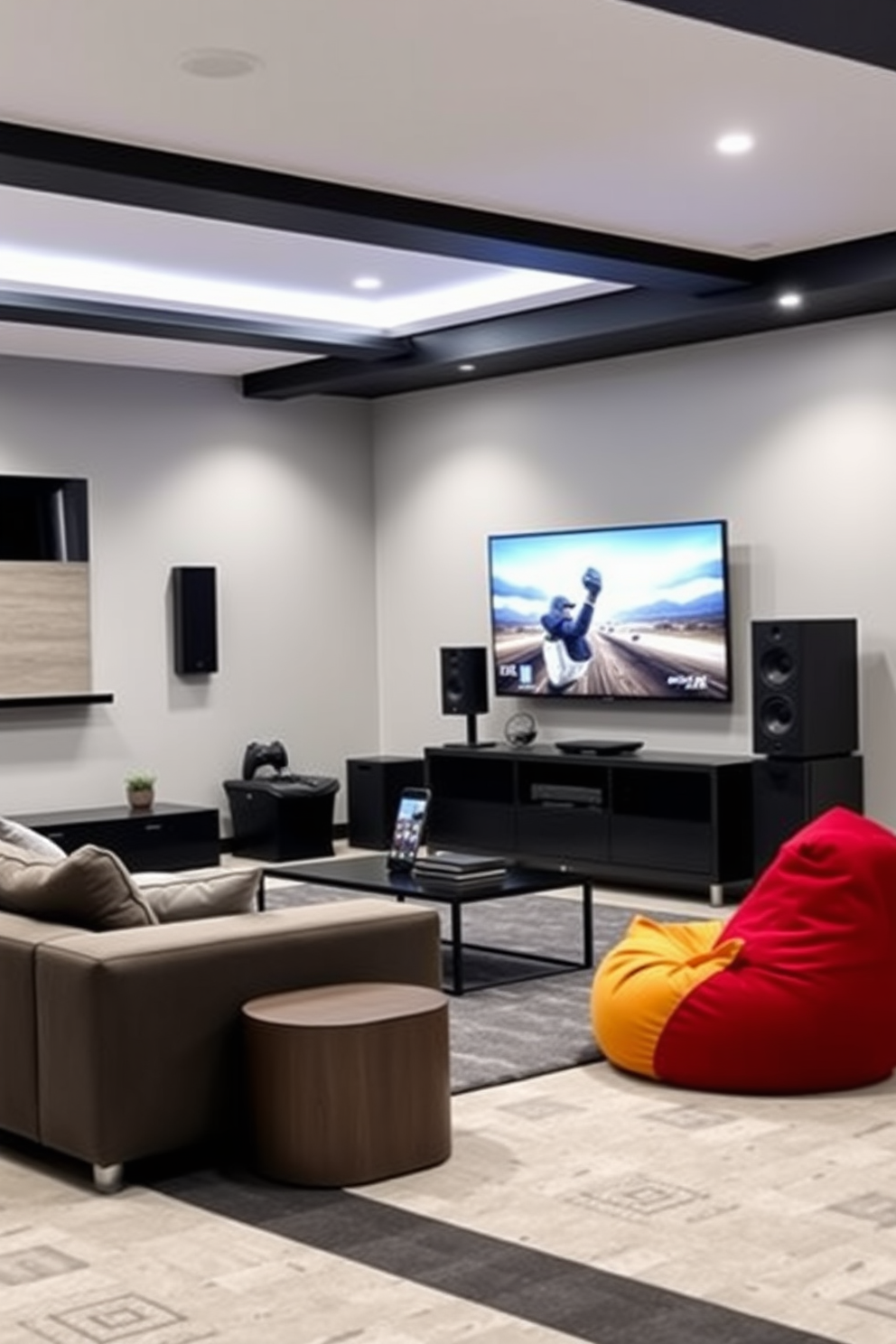 Contemporary Game Room Design Ideas 22