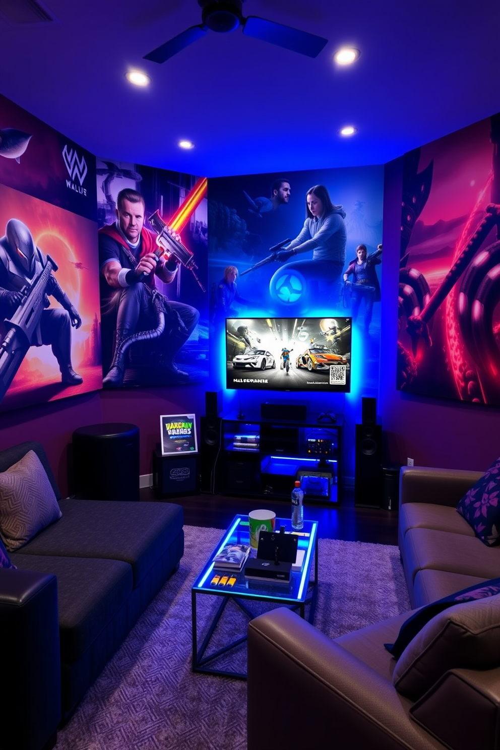 Contemporary Game Room Design Ideas 25