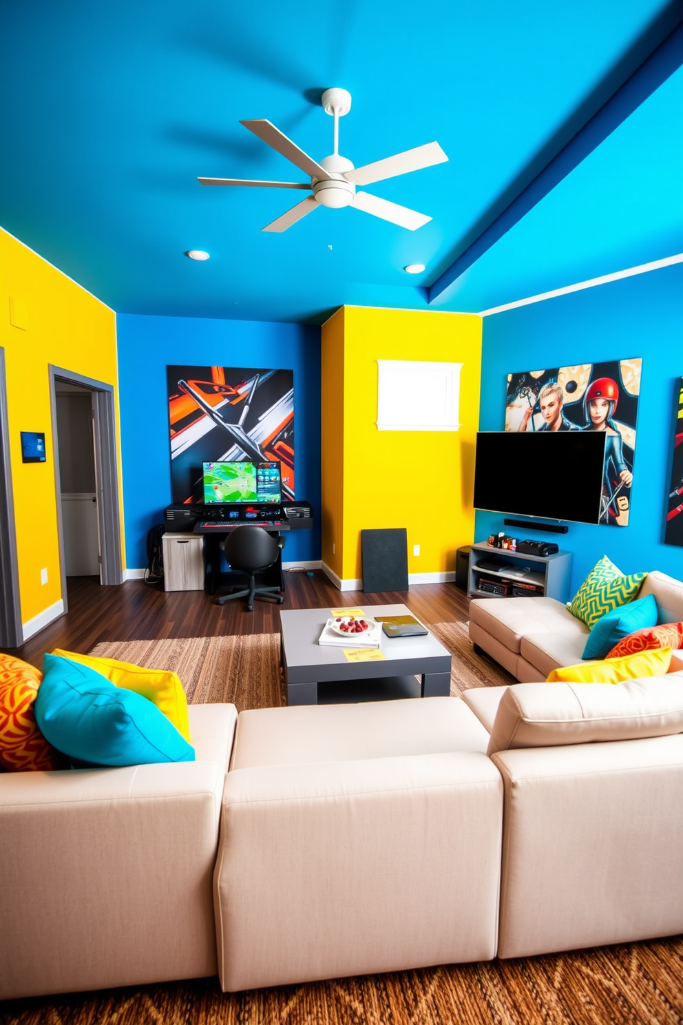 Contemporary Game Room Design Ideas 26