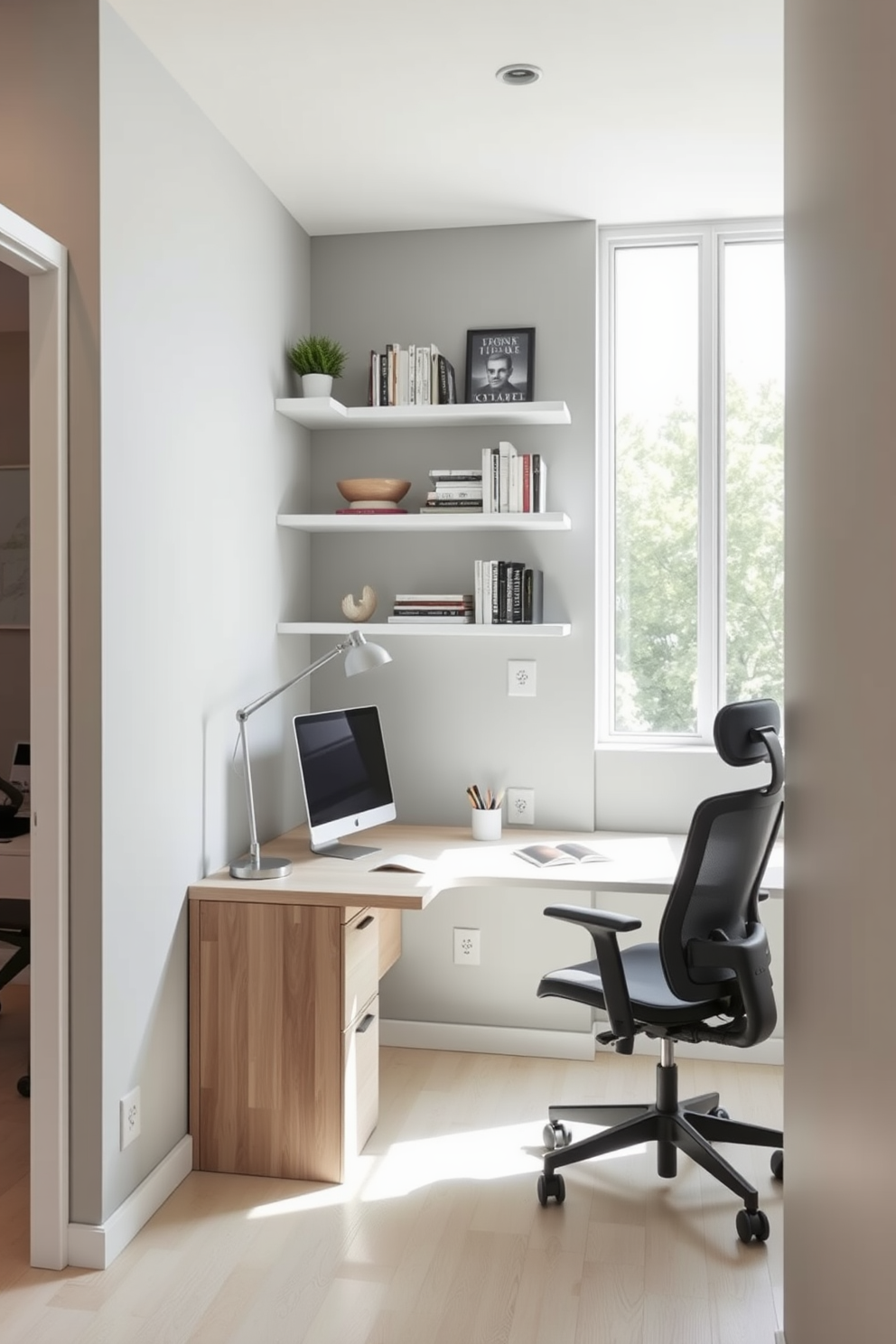 Contemporary Home Office Design Ideas 19