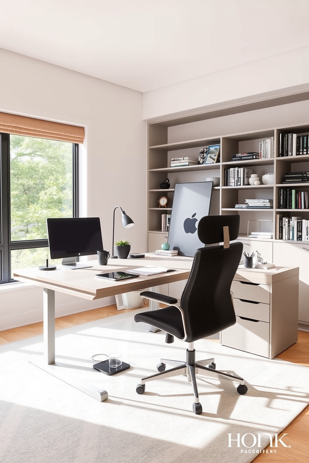 Contemporary Home Office Design Ideas 28