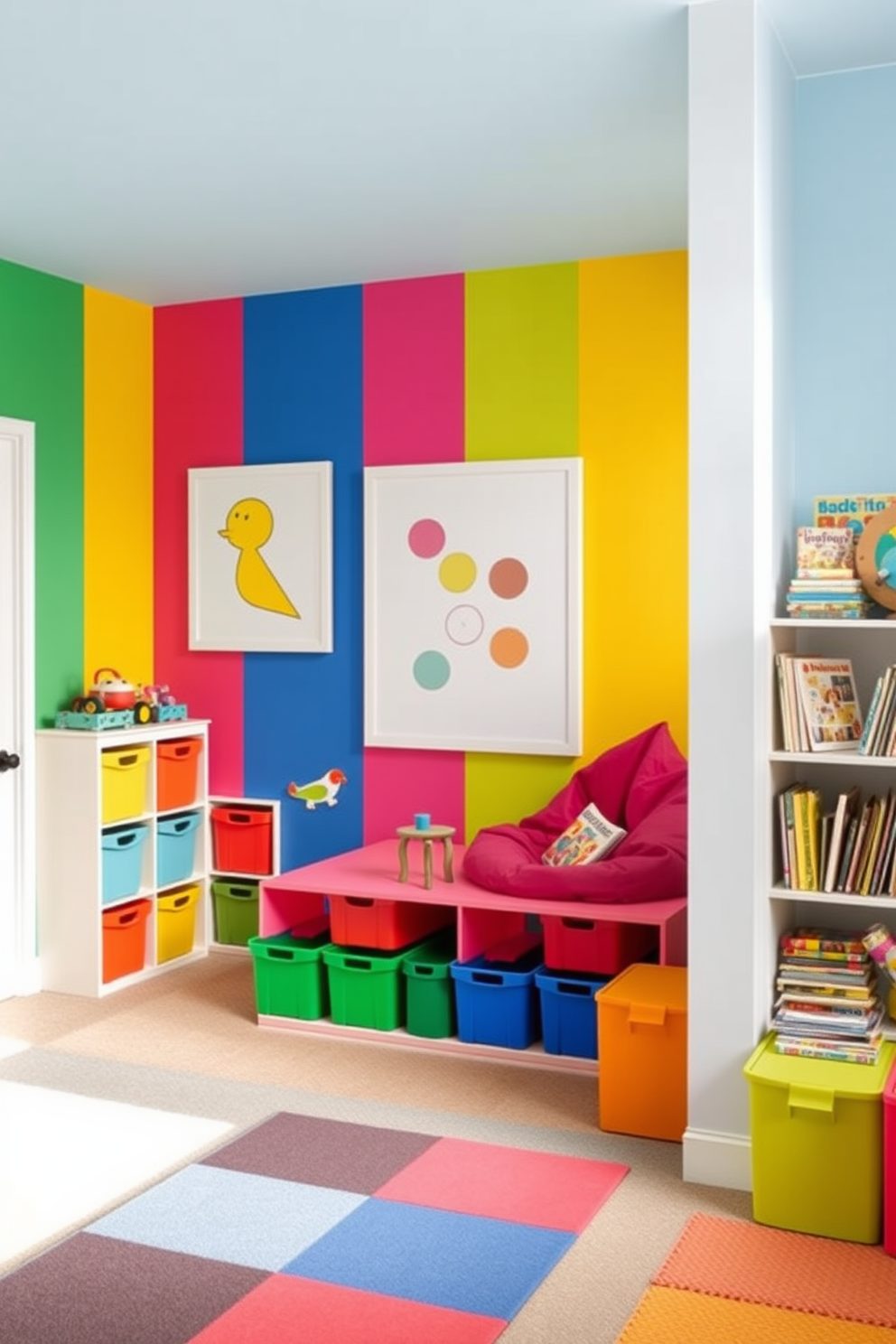 Contemporary Playroom Design Ideas 14