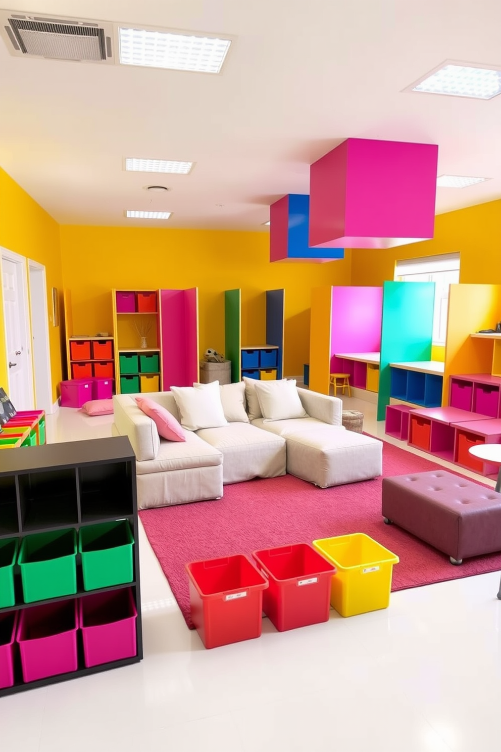 Contemporary Playroom Design Ideas 23