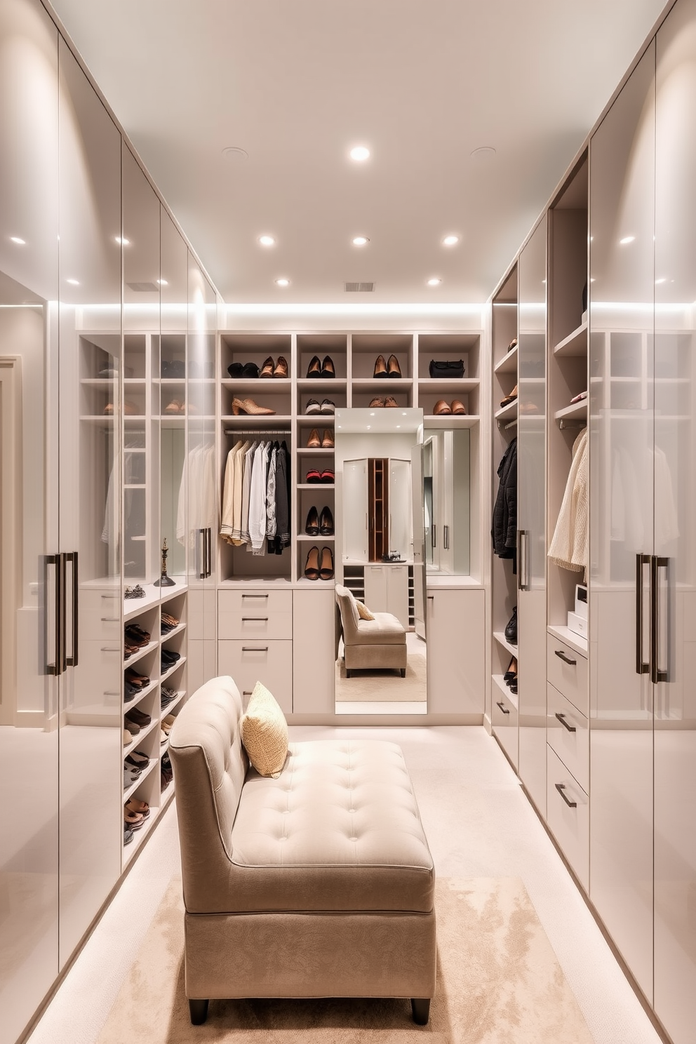 Contemporary Walk In Closet Design Ideas 17