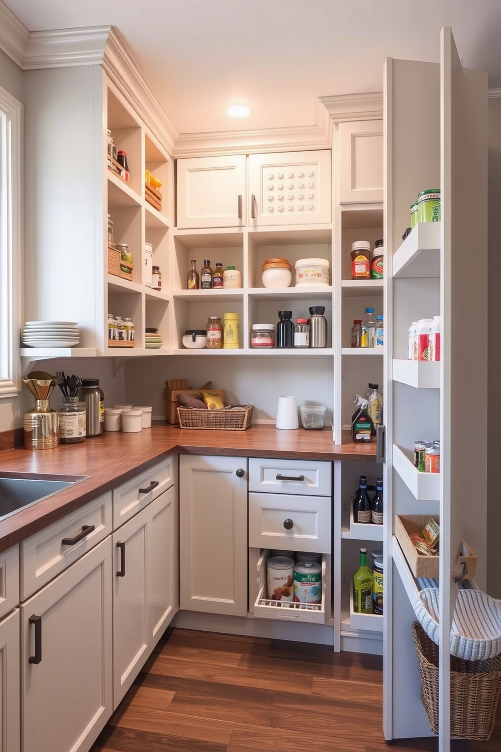 Corner Pantry Design Ideas 10