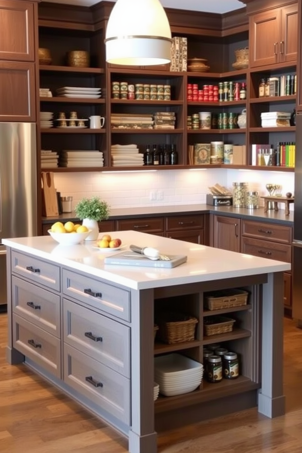 Corner Pantry Design Ideas 17