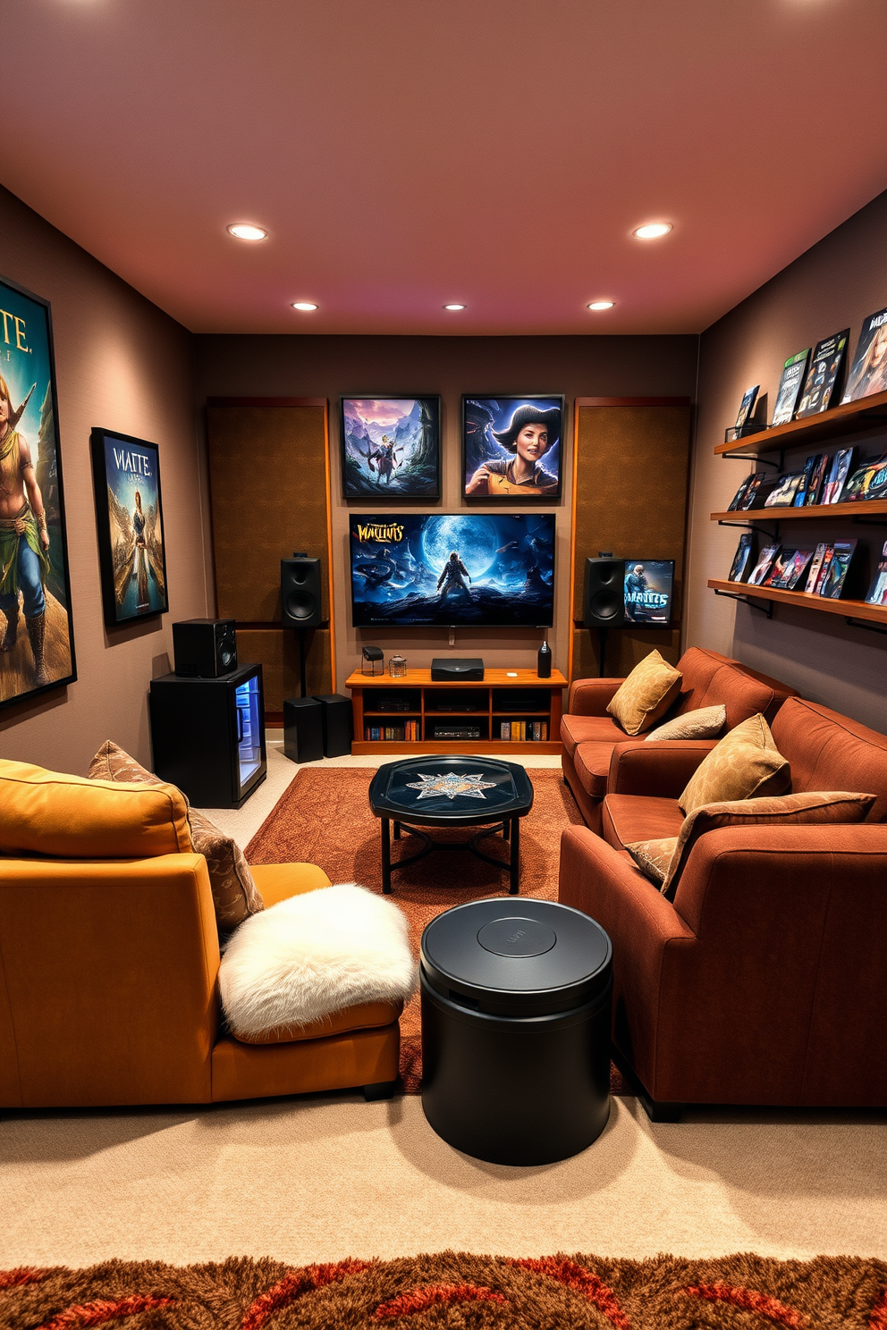 Cozy Game Room Design Ideas 12